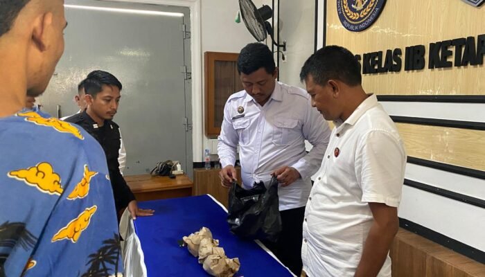 Aksi Sigap Petugas Lapas Ketapang Gagalkan Penyelundupan Narkotika Jenis Sabu