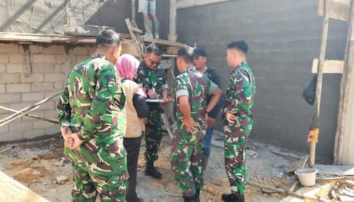 Dandim 1210/Landak Pantau Progres Pembangunan Kopdes Merah Putih di Desa Darit