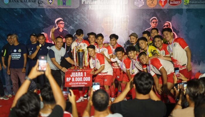 Turnamen Mini Soccer Ketua DPRD Pontianak Mampu Geliatkan Ekonomi dan Seni Lokal