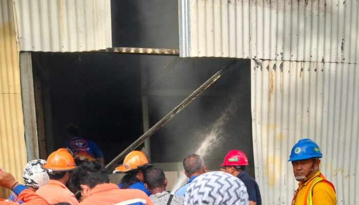 Ruangan Mesin Pengering PT Hoktong Pontianak Terbakar, Diduga Dipicu Kerusakan Mesin