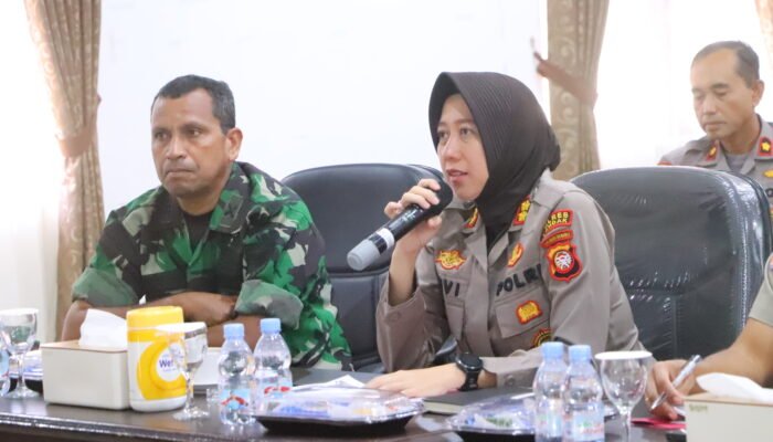 Antisipasi Karhutla, Polres Landak Gelar Koordinasi Lintas Sektor dan Aktifkan Tiga Pilar Desa