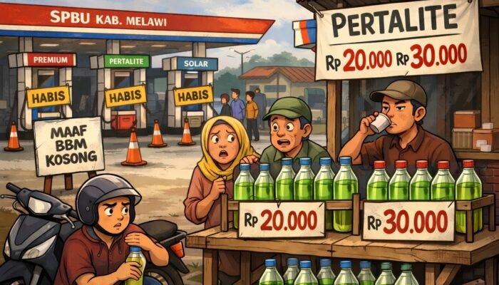 Krisis BBM Jelang Hari Raya Imlek di Melawi, Warga Mengeluh Harga Rp 30 Ribu per Liter