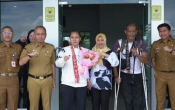 Kedatangan Atlet Para Tenis Meja Peraih Emas Paragames Thailand 2025 Disambut Pemkab Ketapang