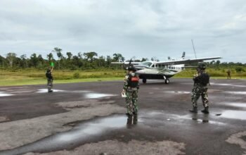 Satgas Korpasgat Ambil Alih Kendali Operasional Bandara Korowai Batu Pascainsiden Pesawat Smart Air