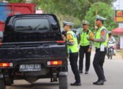 Pelanggar Lalu Lintas di Ngabang Terjaring Razia Operasi Keselamatan Kapuas 2026 Polres Landak