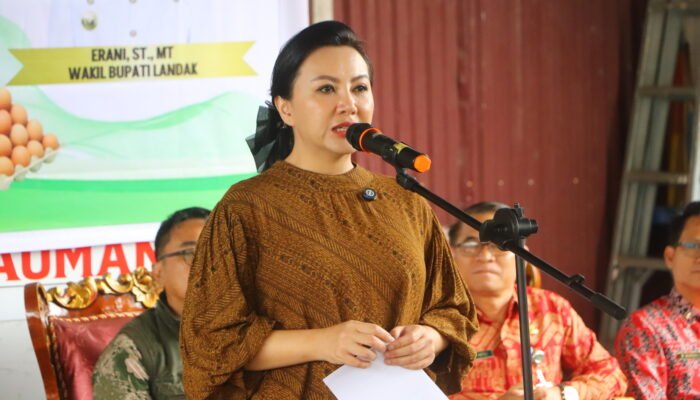 Bupati Landak Karolin Minta Toko yang Jual Bahan Pokok Diatas HET Dibina