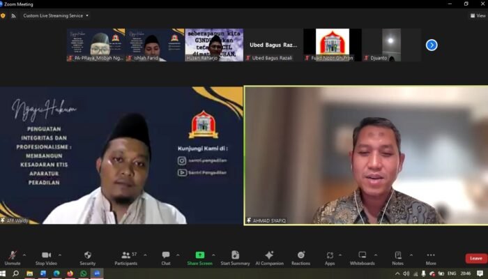 Hakim Tinggi Pengawasan MA Ajak Aparatur Peradilan Perkuat Integritas dan Profesionalisme