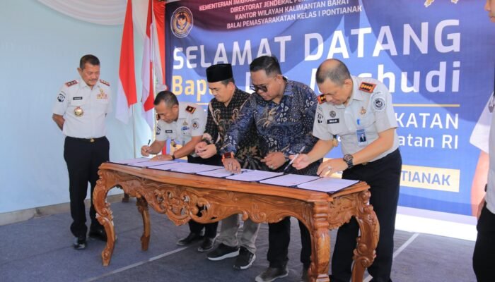 Kakanwil Ditjenpas Kalbar Teken Kerja Sama Kemandirian Pangan, Griya Abhipraya “Kapuas” Siap Jadi Pusat Peternakan Modern