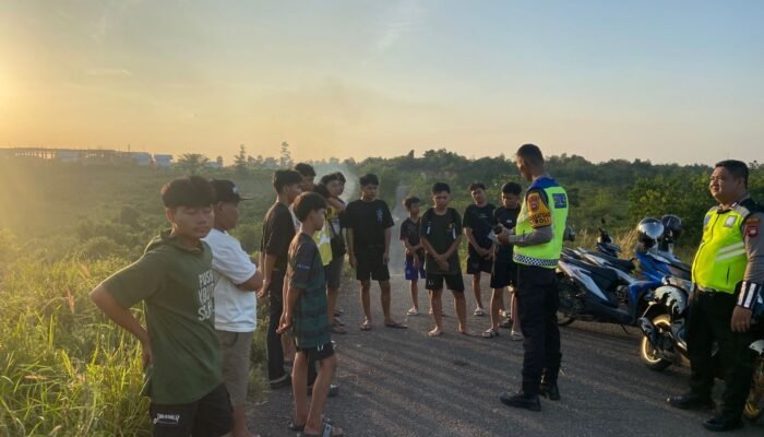 Polres Melawi Sita 28 Motor dari Aksi Balap Liar di Nanga Pinoh, Mayoritas Pelajar
