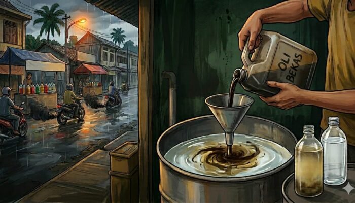 BBM Campur Oli Bekas (Oplosan) Dijual Eceran di Pontianak, Polisi Imbau Jangan Asal Beli