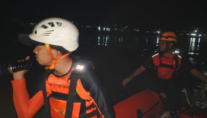 Tim SAR Gabungan Cari Pemuda Diduga Tenggelam di Sungai Sambas Kecil