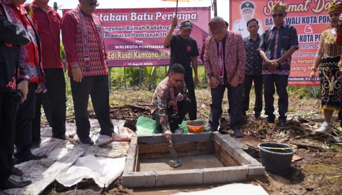 Wali Kota Pontianak Dukung Pembangunan Rumah Radakng Samilik