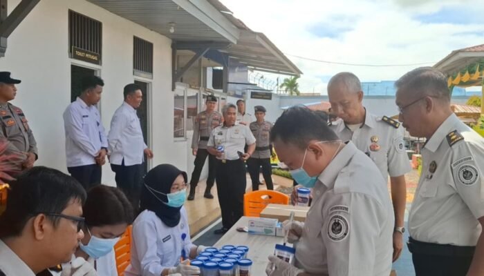 Tes Urine 50 Pegawai, Lapas Sintang Perketat Deteksi Dini Narkoba