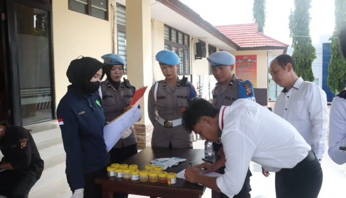 Propam Polda Kalbar Gelar Gaktibplin di Polres Landak