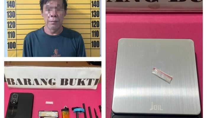 Residivis Narkotika di Ngabang Ditangkap, Polisi Amankan Sabu 0,22 Gram