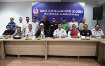Pimpin Rakorprov, Daud Yordan Samakan Persepsi KONI Se-Kalbar Menuju Porprov 2026