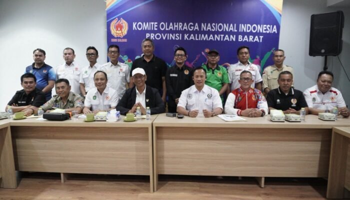 Pimpin Rakorprov, Daud Yordan Samakan Persepsi KONI Se-Kalbar Menuju Porprov 2026