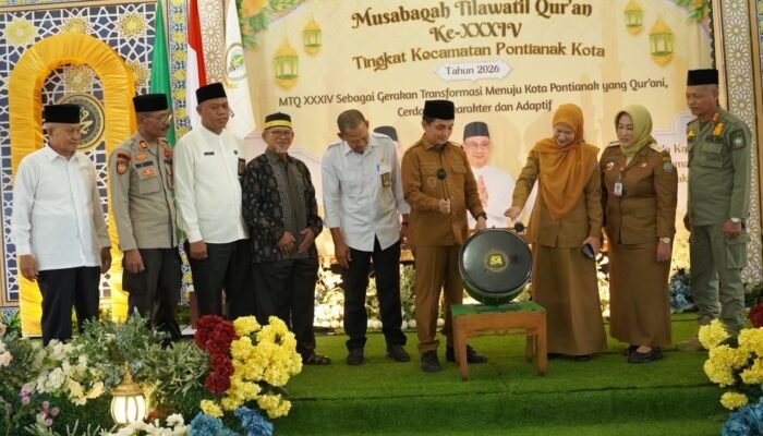 Pembukaan MTQ Kecamatan Pontianak Kota, Dorong Anak Muda Jadi Generasi Islami dan Adaptif