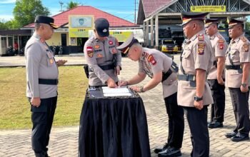 Rotasi Jabatan di Polres Sambas, Kapolsek hingga Kasatlantas Berganti