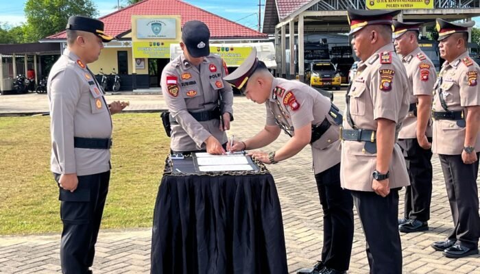 Rotasi Jabatan di Polres Sambas, Kapolsek hingga Kasatlantas Berganti