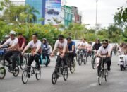 Wali Kota se-Kalimantan Gowes Keliling Pontianak, Tebar Bibit Ikan hingga Nikmati Kuliner Khas