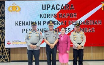 Jelang Purna Tugas, Kapolsek Paloh Sa’emni Raih Kenaikan Pangkat Pengabdian Menjadi Kompol