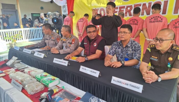 Polda Kalbar Bongkar 21 Kasus Narkoba, Sita Hampir 10 Kg Sabu dan Puluhan Ribu Dosis Siap Edar