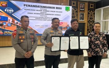Polres Sambas dan Dinkes Integrasikan Layanan Darurat 110 dan 119, Respons Gawat Darurat Kini Lebih Cepat