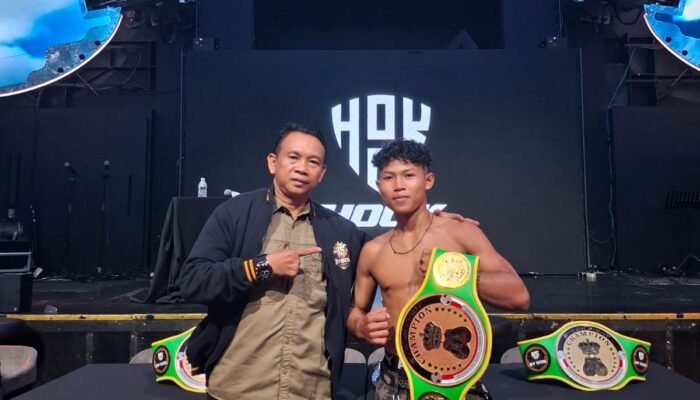 TKO Ronde Pertama! Siswa SMAN 1 Ketapang Cris Omang Rebut Sabuk Juara BySon di Jakarta