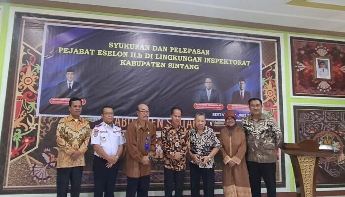 Tiga Eks Pejabat Inspektorat Pimpin OPD, Bupati Sintang Tekankan Integritas dan Pelayanan Publik