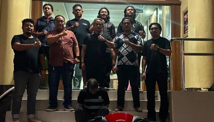 Kurang Dari 12 Jam, Pecatan TNI Ditangkap Resmob Polda Kalbar Usai Mencuri Motor Guru di Mempawah