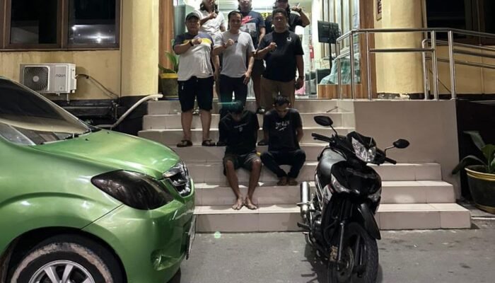 Terekam CCTV, 2 Maling Motor di Kubu Raya Dibekuk Resmob Polda Kalbar Kurang dari 24 Jam