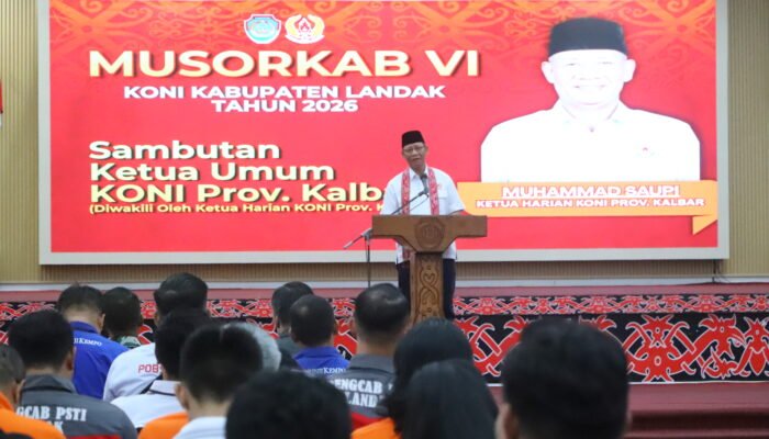 Musorkab KONI Landak, KONI Kalbar Dorong Pembinaan Etlet Berkelanjutan hingga Infrastruktur