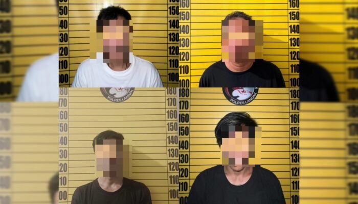 Empat Pengedar Sabu di Sengah Temila Ditangkap, Polisi Temukan 54 Paket Narkotika