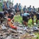 Peduli Lingkungan, Yon Parako 466 Pasgat Bersama Pemkab Kubu Raya Gelar Clean Up Action
