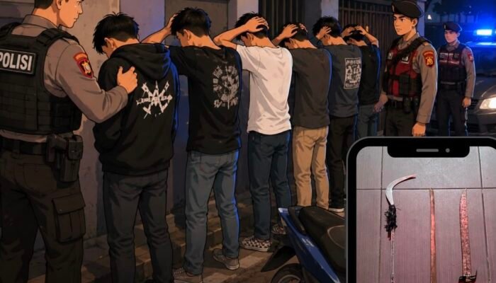 Viral, Bawa Sajam di JSSB, Polisi Bergerak Cepat Amankan 18 Remaja
