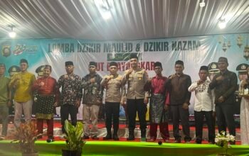 Dari Selakau, Semangat Hari Bhayangkara Dirajut Lewat Dzikir Maulid dan Nazam