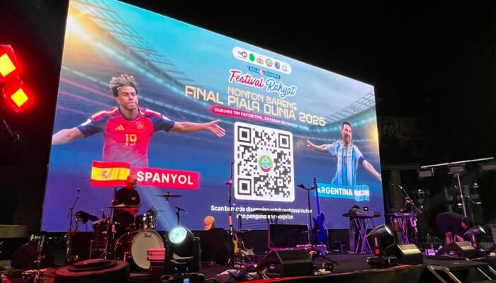 Nobar Final Piala Dunia Terbesar di Kalbar Digelar di Alun Kapuas, Pagi Boeta Band hingga Buffalo Siap Menghibur
