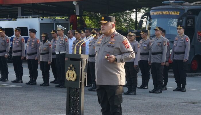Apel Perdana, Kapolda Kalbar Tekankan Anggota Jadi Problem Solver dan Hindari Sikap Arogan