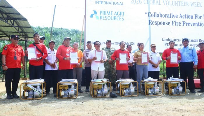 PT PAR Landak dan Manggala Agni Gelar Apel Siaga Antisipasi Karhutla Dampak Super El Nino