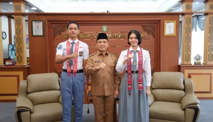 Ria Norsan Lepas Dua Putra-Putri Kalbar Menuju Paskibraka Nasional 2026
