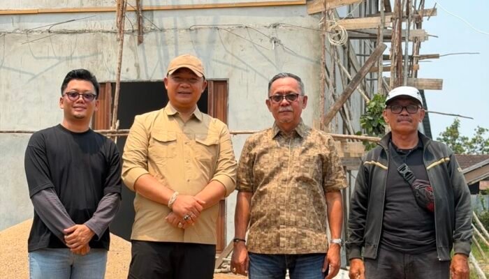 Alex-Mathoji Kompak Tuntaskan Kantor Gerindra Ketapang, Progres Capai 80 Persen