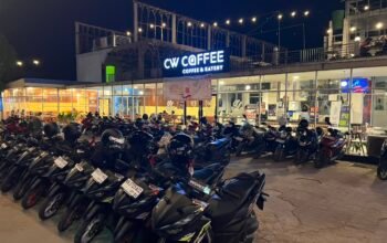 Ekspidisi Merah Putih Rumah JurnalisxMyPertamina Sukses Digelar di Perbatasan, CW Coffee & Eatery Tebas Jadi Rest Area 10 Jurnalis