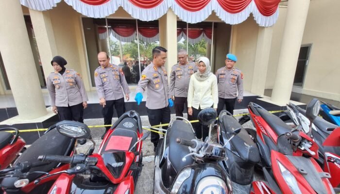 Polisi Bongkar Sindikat Curanmor di Pontianak, 3 Pelaku Ditangkap dan 11 Motor Disita