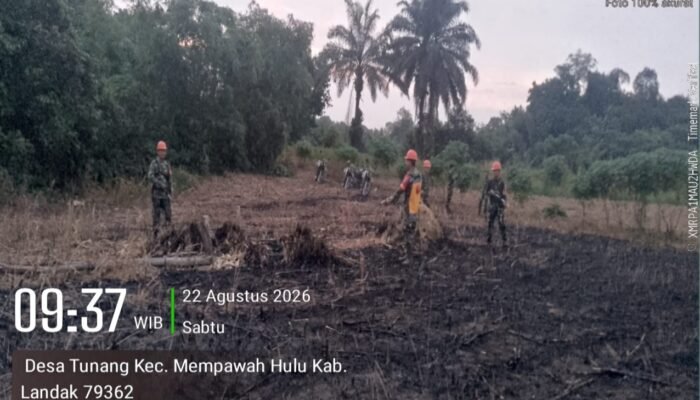 Koramil 1210-02/Mempawah Hulu Intensifkan Patroli dan Pemantauan Hotspot