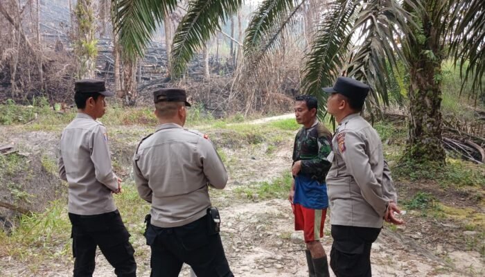 Lindungi Keluarga dari Bahaya Asap, Polres Landak Gencar Sosialisasi Pencegahan Karhutla