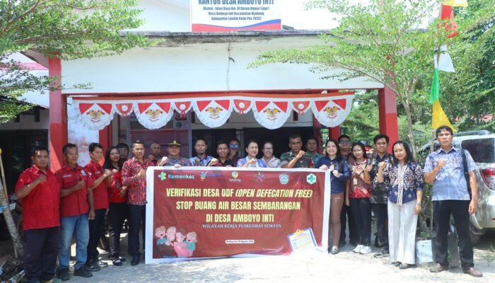 Dinkes PPKB Landak Verifikasi ODF di Desa Amboyo Inti, Dorong Stop BAB Sembarangan