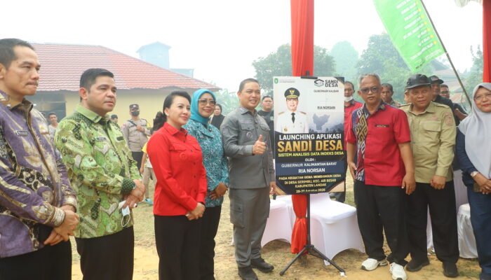 Gema Membangun Desa di Landak, Bupati Karolin Harapkan Sinergi Pembangunan