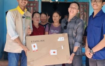 Dibantu Starlink, Desa Tanjung Beringin Kubu Raya Tak Lagi Blank Spot