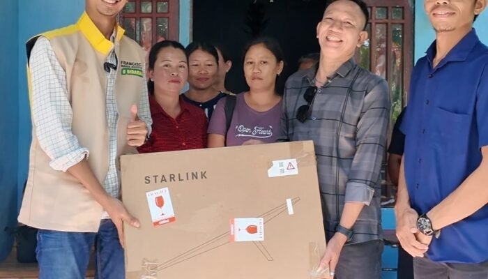 Dibantu Starlink, Desa Tanjung Beringin Kubu Raya Tak Lagi Blank Spot